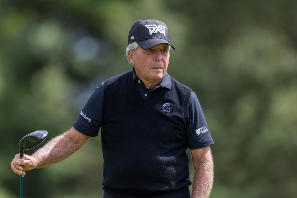 Gary Player at a golf tournament.