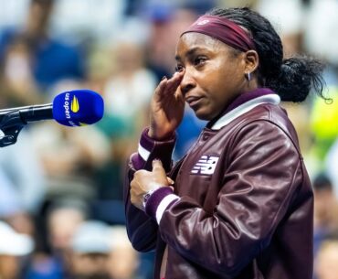 Tearful Coco Gauff thanks Simone Biles for inspiration after battling through US Open second round
