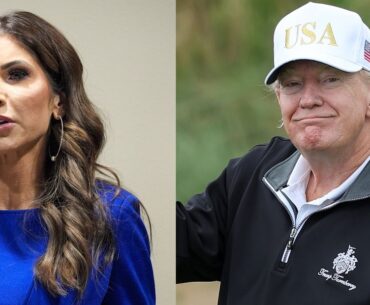 Trump confuses Kristi Noem for pro golfer