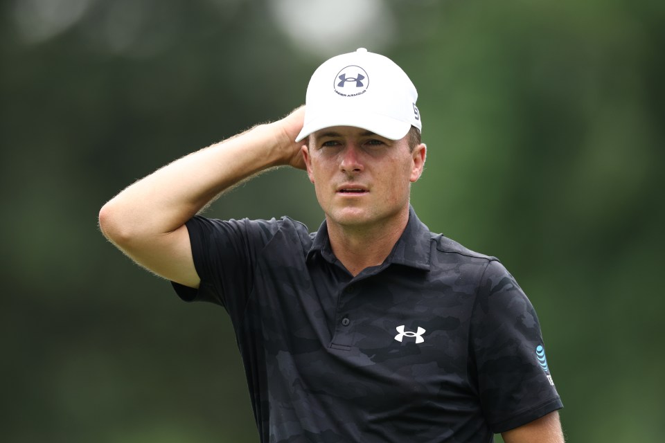 Jordan Spieth at a golf tournament.