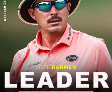 FIRST ROUND LEADER JOEL DAHMEN!