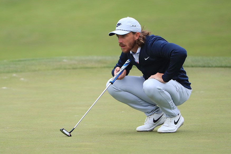 Tommy Fleetwood wears Nike Tiger Woods "13 golf shoes.