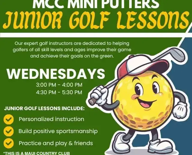Junior Golf Lessons at Maui Country Club : Maui Events : Maui Now