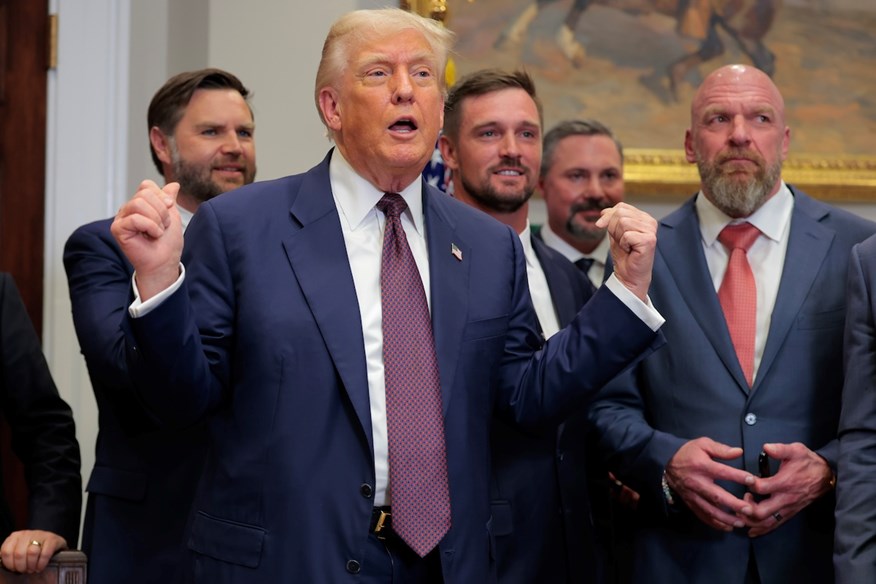 President Donald Trump hired Bryson DeChambeau and WWE legend Triple H as part of his team to work on the Presidential Council on Sports, Fitness and Nutrition.