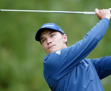A photo of golfer Rasmus Hojgaard