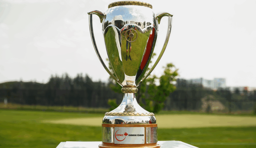 The CPKC Women’s Open trophy