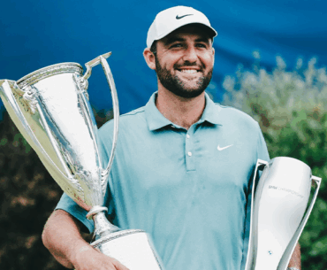 Scottie Scheffler at the BMW Championship - via Twitter @BMWchamps