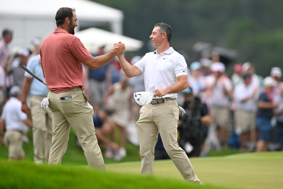 He later embraced the Northern Irishman with a huge grin on his face