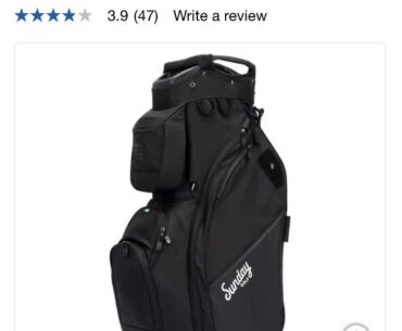 “Sunday Golf Pacific Golf Cart Bag”