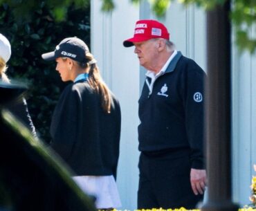 US President Donald Trump departs from the Trump National Golf Club in Sterling, Virginia, US. (Reuters Photo)