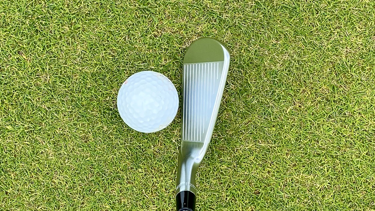 Photo of the Callaway apex mb 2024 iron at address