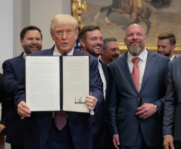 Trump revives Presidential Fitness Test : NPR