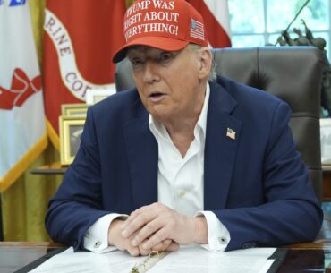 Trump says he'll be at Ryder Cup and he thinks captain Keegan Bradley should play