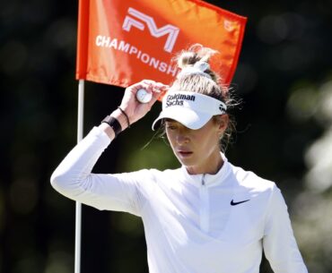 Nelly Korda, after recent putter switch, shoots 67 to open FM Championship at TPC Boston
