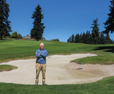 Aerial view of Ghost Creek golf course