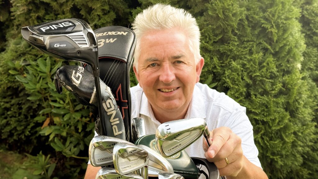 Jezz Ellwood with his Honma TW747Vx 11-iron