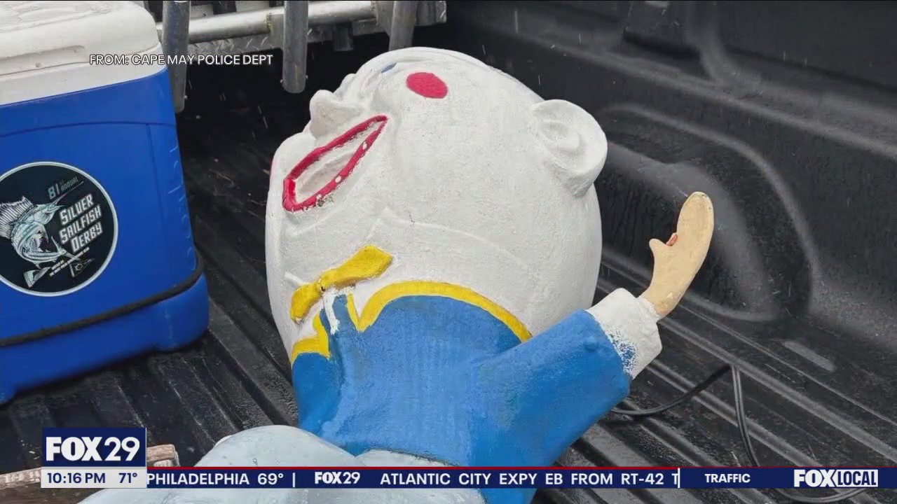 Humpty Dumpty statue stolen from Cape May mini golf course