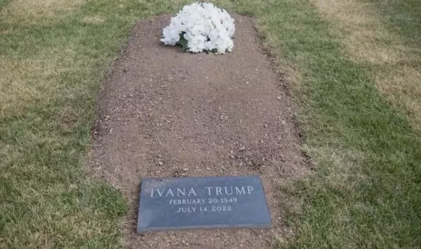 Ivana Trump's grave