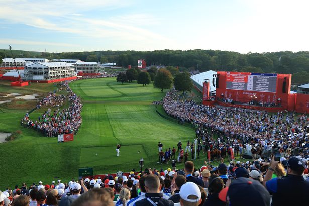 The crowds at the Ryder Cup 