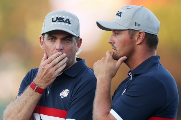 Captain Keegan Bradley and Bryson DeChambeau 