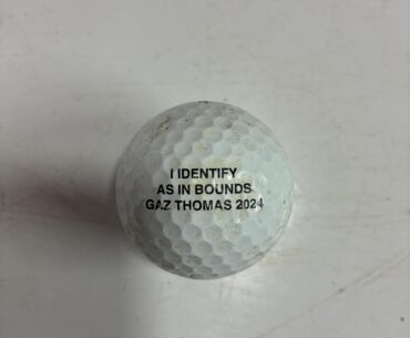 Hey Gaz. I found your ball.