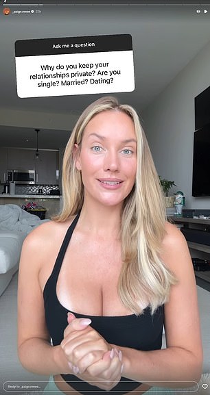 Paige Spiranac sat down for a fan Q&A on Instagram