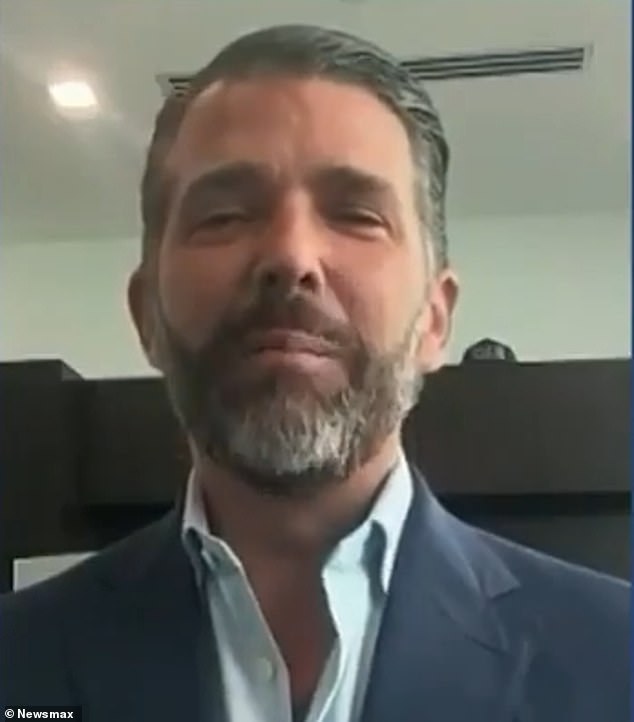 Donald Trump Jr. has weighed in on the viral internet rumors his father had died over Labor Day weekend, joking that he called him just 'to make sure' he was still alive