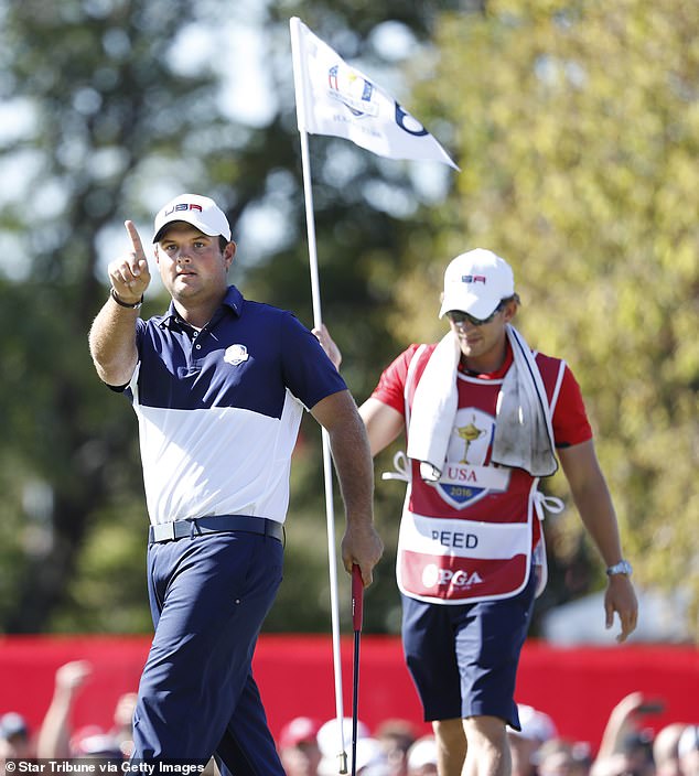 Reed, pictured in 2016, has not made a Ryder Cup team for the United States since 2018