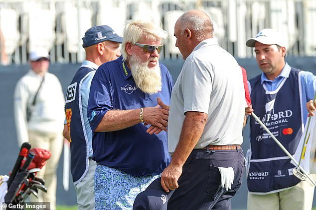 It's the highest single-hole score of Daly's career and dropped him to 18-over for the event