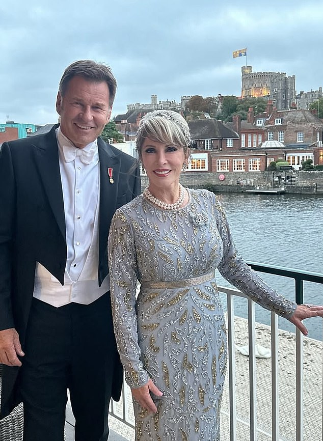 Golf legend Sir Nick Faldo and his wife Lindsay De Marco also attended the lavish event