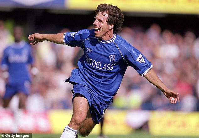 Though a keen golfer, the Italian made his name playing football playing for the likes of Chelsea