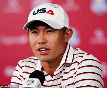Collin Morikawa has called on the New York crowds to cause ‘absolute chaos’ at the Ryder Cup