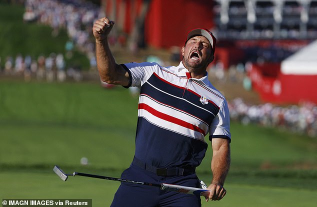 DeChambeau surged back from five down after seven holes to earn a draw against Fitzpatrick
