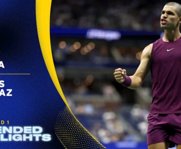 Reilly Opelka vs. Carlos Alcaraz Extended Highlights | 2025 US Open Round 1
