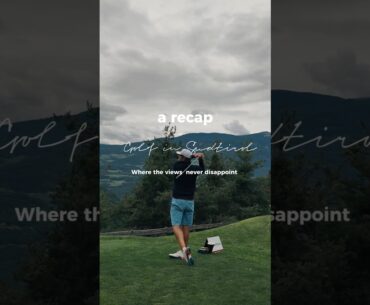 3 days of filming in south Tyrol are done. some golf courses impressions. #golf #golfer #golfswing