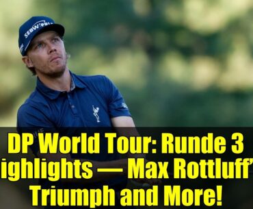 DP World Tour: Runde 3 Highlights – Max Rottluff’s Triumph and More!