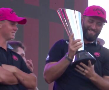 LIV Golf Michigan 2025 - Team Champions Podium Celebration, with Legion XIII