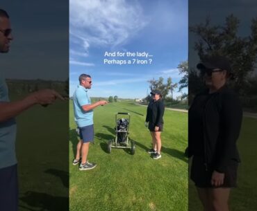 And for the lady, perhaps a salad? perhaps NOT 🤣 #golf #golflife #golfer #golfing #golfmemes