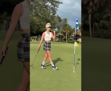Worked so hard for this moment… 🙏🥲⛳️😂 #blessed #golfishard #golfbabe #golfgirl #golfhumor
