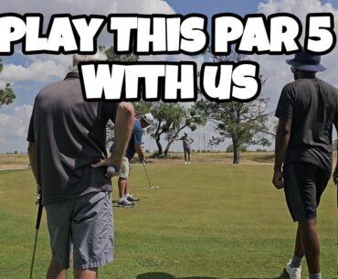 Play This Dog Leg Right, Par 5 With Us! 3 V 2