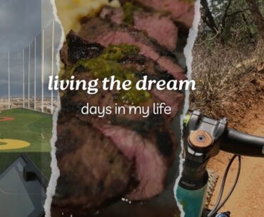 Living The Colorado Dream dumpster diving Top Golf bike ride prayer walk dinner out!