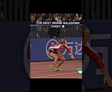 THE MOST INSANE WALKDOWN😱⚡#fastest #100k #100 #relay #sprinter #sprinting #hardwork #running #speed