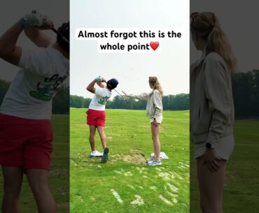 Boys is this peak? #golf #cartgirl