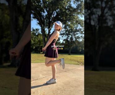 Golf girl ootd ⛳️🏌🏼‍♀️ #ootd #outfitinspo #outfitideas