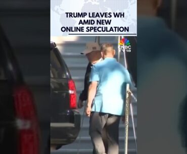 WATCH: Trump Leaves the White House for Labor Day Golf Outing Amid New Online Speculation | N18G