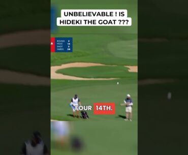 Hideki Matsuyama Just Did THIS… Golf Magic 🎯🏌️‍♂️