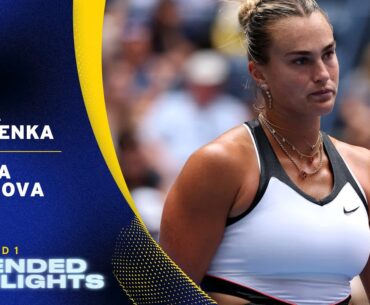 Aryna Sabalenka vs. Rebeka Masarova Extended Highlights | 2025 US Open Round 1