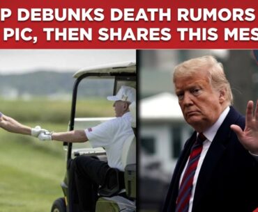 Trump Posts Golf Picture To Debunk Viral Death Rumors And Then Shares This Message On Truth Social