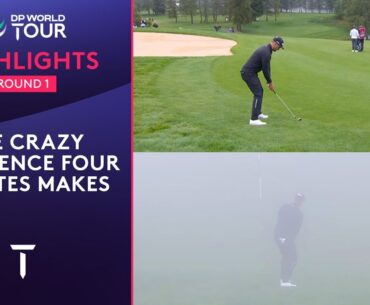 Crazy Fog Causes Major Delays | Round 1 Highlights | 2025 Omega European Masters