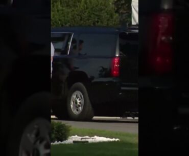 President Trump Spotted Heading to Golf Course After Strange Speculation About His Health #shorts